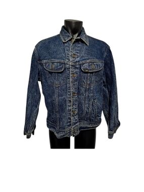 Vintage Lee Riders Denim Trucker Jean Jacket Size Large
